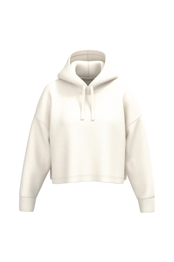 Sweatshirt Curta com Capuz de Senhora-Leite de Coco-2XS-RAG-Tailors-Fardas-e-Uniformes-Vestuario-Pro