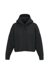 Sweatshirt Curta com Capuz de Senhora-Preto-2XS-RAG-Tailors-Fardas-e-Uniformes-Vestuario-Pro