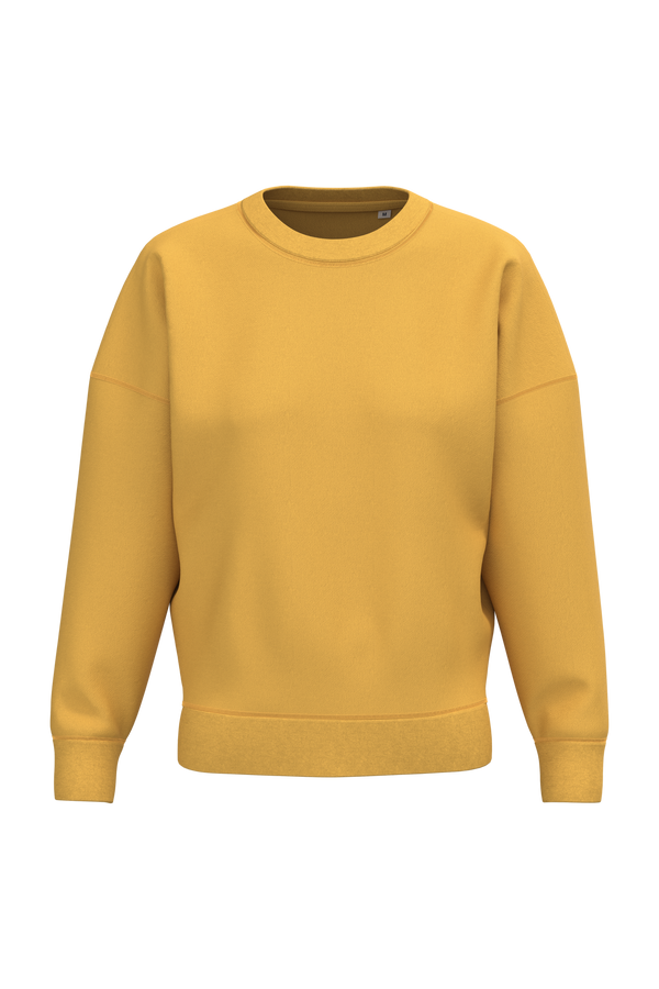 Sweatshirt Decote Redondo Ombros Descaídos Senhora-Amarelo Sol-XS-RAG-Tailors-Fardas-e-Uniformes-Vestuario-Pro