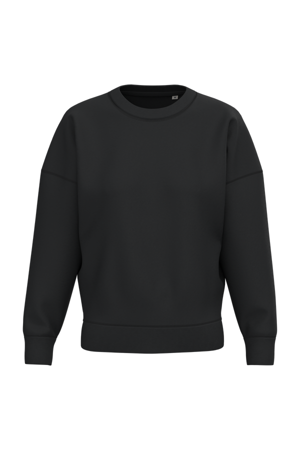 Sweatshirt Decote Redondo Ombros Descaídos Senhora-Preto-XS-RAG-Tailors-Fardas-e-Uniformes-Vestuario-Pro