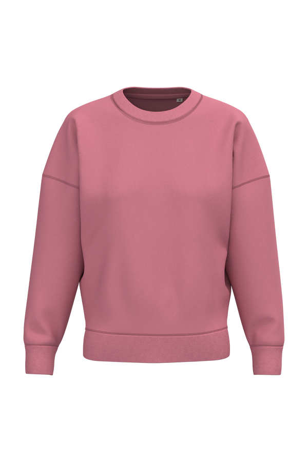 Sweatshirt Decote Redondo Ombros Descaídos Senhora-Rosa Antigo-XS-RAG-Tailors-Fardas-e-Uniformes-Vestuario-Pro