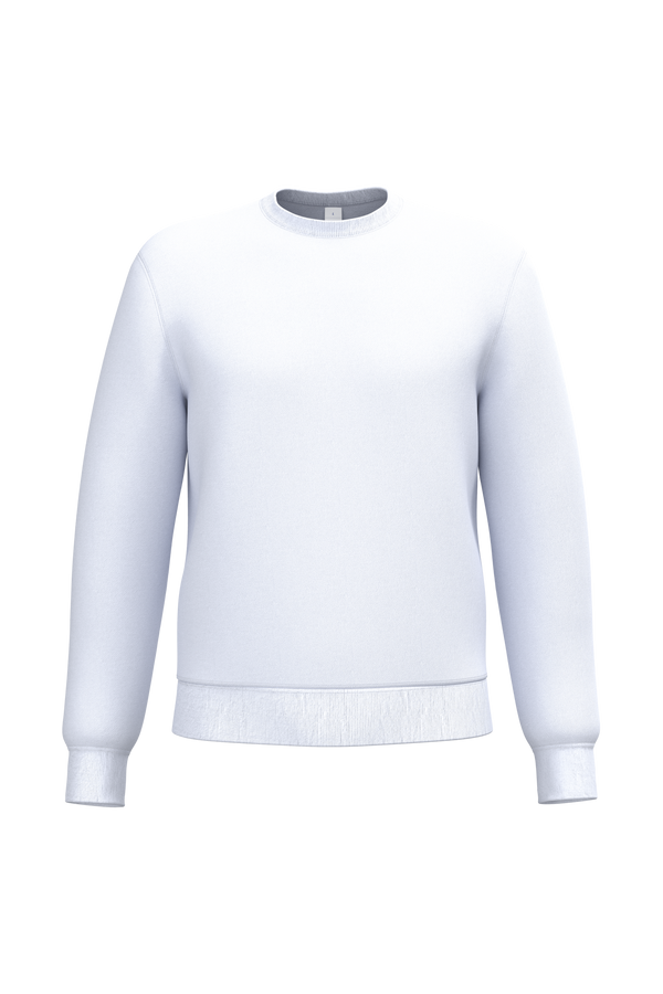 Sweatshirt Decote Redondo Unissexo-Branco Ideal-XS-RAG-Tailors-Fardas-e-Uniformes-Vestuario-Pro