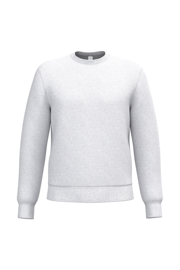 Sweatshirt Decote Redondo Unissexo-Cinzento Mesclado Ideal-XS-RAG-Tailors-Fardas-e-Uniformes-Vestuario-Pro