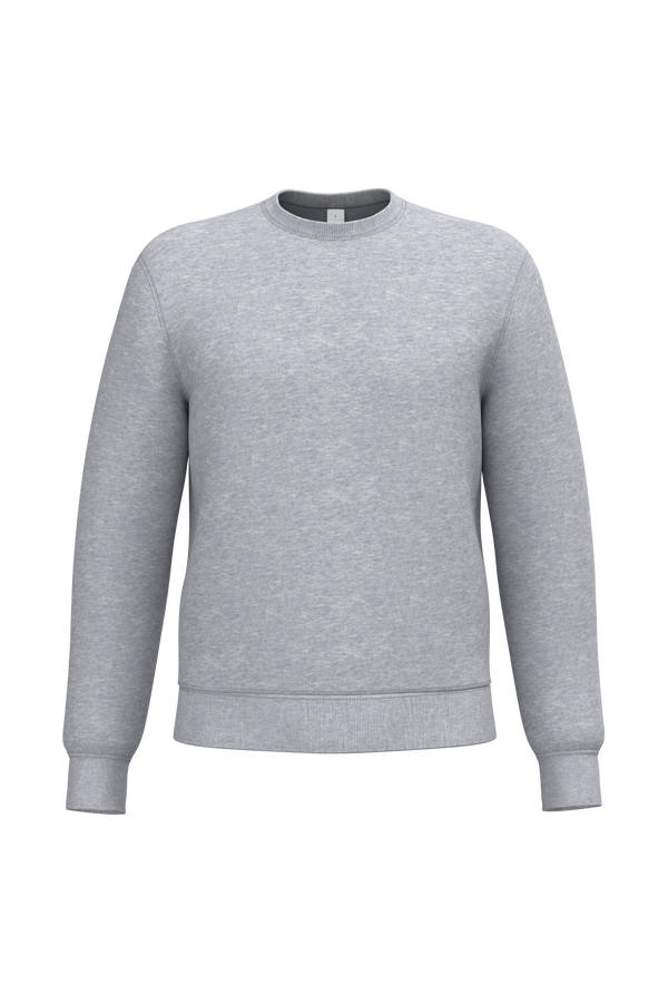 Sweatshirt Decote Redondo Unissexo-Cinzento Oxford Ideal-XS-RAG-Tailors-Fardas-e-Uniformes-Vestuario-Pro