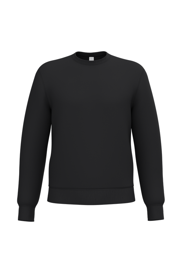 Sweatshirt Decote Redondo Unissexo-Preto Ideal-XS-RAG-Tailors-Fardas-e-Uniformes-Vestuario-Pro