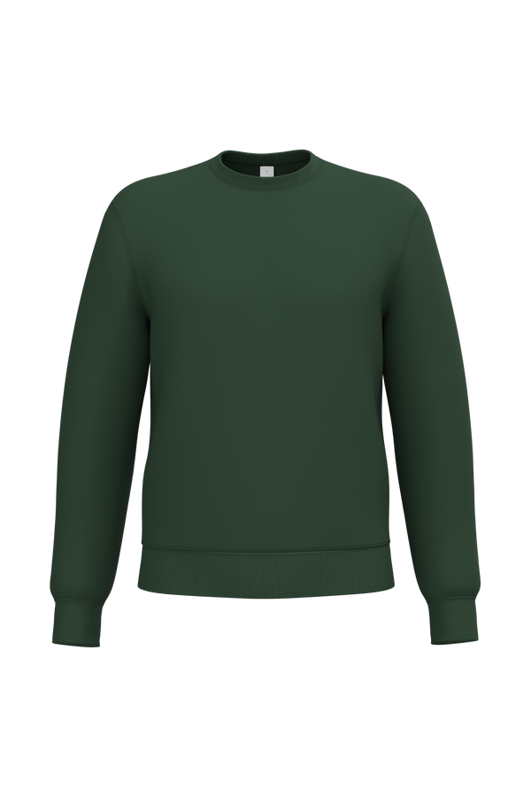 Sweatshirt Decote Redondo Unissexo-Verde Floresta Ideal-XS-RAG-Tailors-Fardas-e-Uniformes-Vestuario-Pro