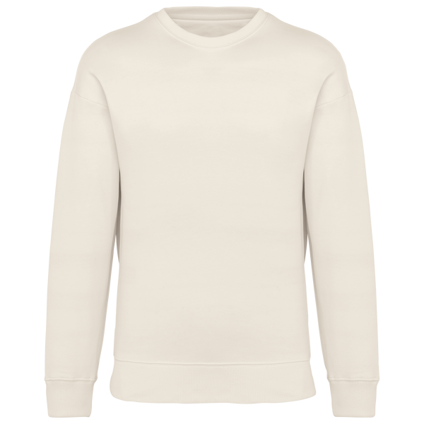 Sweatshirt Eco-responsável Decote Redondo Oversize Unissexo-Marfim-2XS-RAG-Tailors-Fardas-e-Uniformes-Vestuario-Pro
