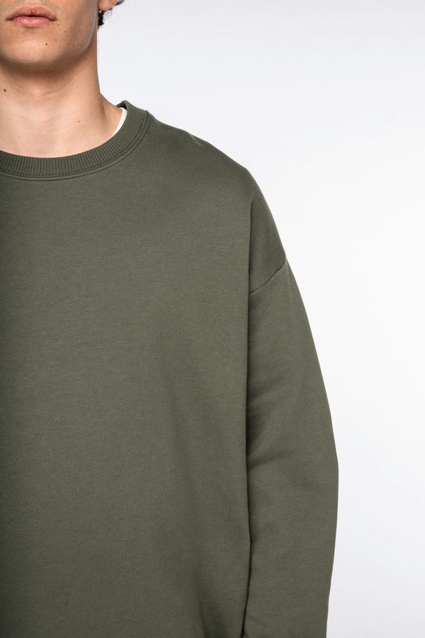 Sweatshirt Eco-responsável Decote Redondo Oversize Unissexo-RAG-Tailors-Fardas-e-Uniformes-Vestuario-Pro
