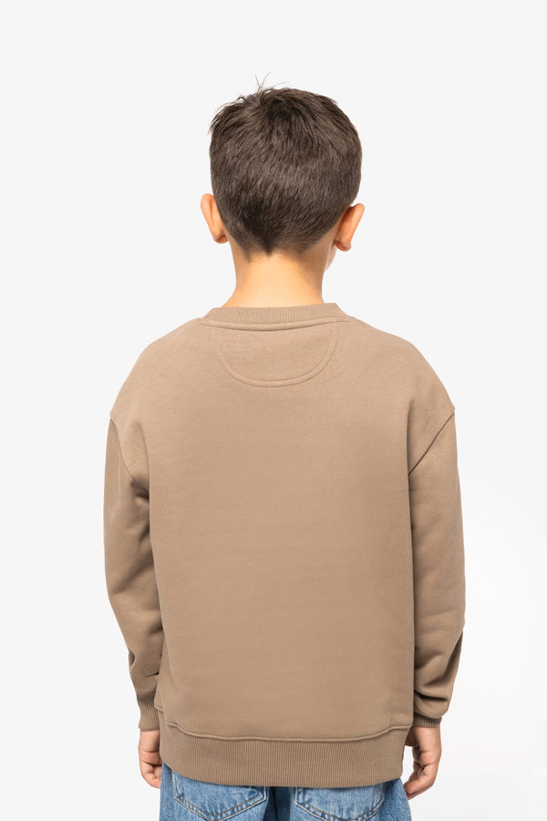 Sweatshirt Eco-responsável Decote Redondo Oversize de Criança-RAG-Tailors-Fardas-e-Uniformes-Vestuario-Pro