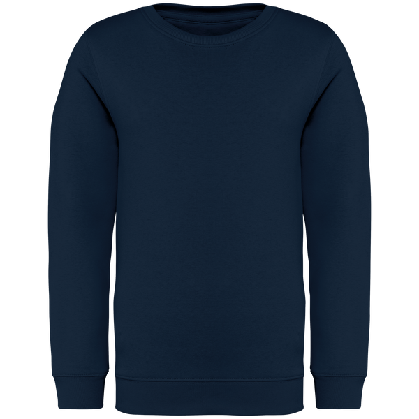 Sweatshirt Eco-responsável Decote Redondo de Criança-Azul Marinho-4/6 Anos-RAG-Tailors-Fardas-e-Uniformes-Vestuario-Pro