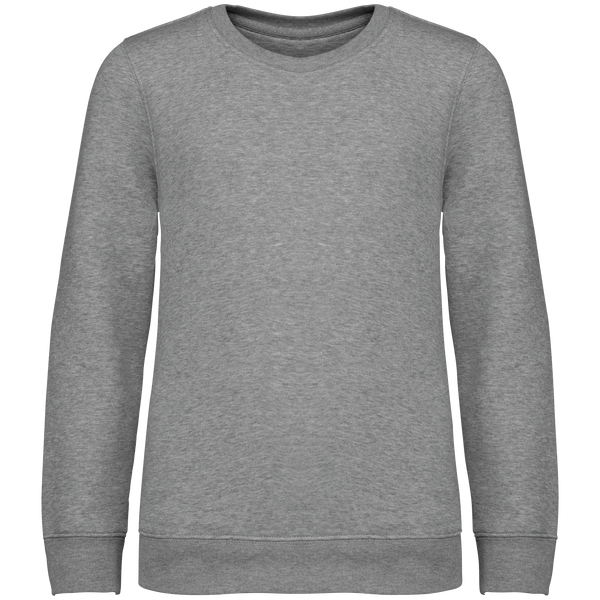 Sweatshirt Eco-responsável Decote Redondo de Criança-Cinzento Lua Mesclado-4/6 Anos-RAG-Tailors-Fardas-e-Uniformes-Vestuario-Pro
