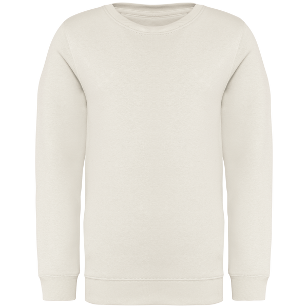 Sweatshirt Eco-responsável Decote Redondo de Criança-Marfim-4/6 Anos-RAG-Tailors-Fardas-e-Uniformes-Vestuario-Pro