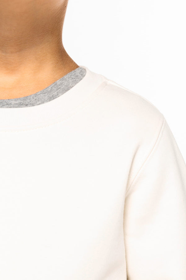Sweatshirt Eco-responsável Decote Redondo de Criança-RAG-Tailors-Fardas-e-Uniformes-Vestuario-Pro