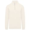 Sweatshirt Eco-responsável Gola Subida 1/2 Fecho Homem-Marfim-XS-RAG-Tailors-Fardas-e-Uniformes-Vestuario-Pro