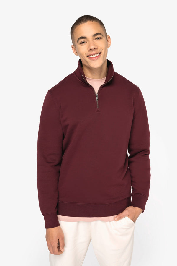 Sweatshirt Eco-responsável Gola Subida 1/2 Fecho Homem-RAG-Tailors-Fardas-e-Uniformes-Vestuario-Pro