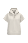 Sweatshirt Eco-responsável Oversize Sem Mangas French Terry Senhora-Marfim-XS-RAG-Tailors-Fardas-e-Uniformes-Vestuario-Pro