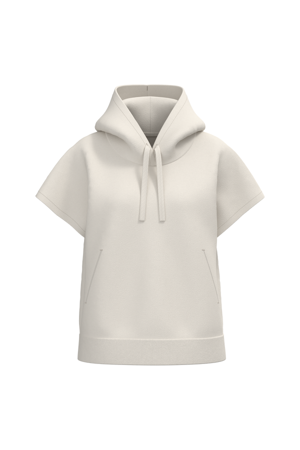 Sweatshirt Eco-responsável Oversize Sem Mangas French Terry Senhora-Marfim-XS-RAG-Tailors-Fardas-e-Uniformes-Vestuario-Pro