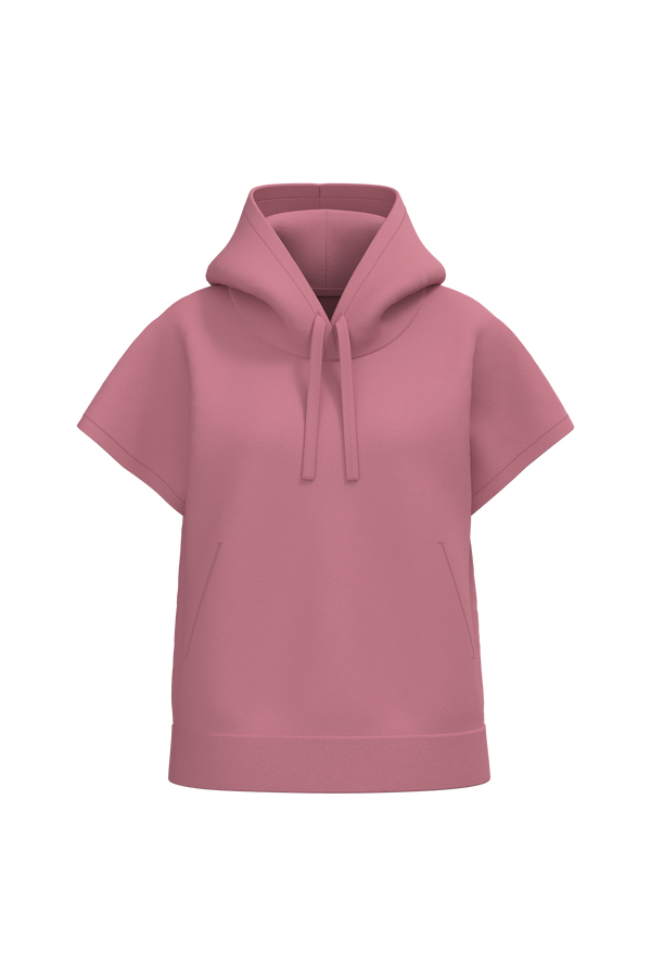 Sweatshirt Eco-responsável Oversize Sem Mangas French Terry Senhora-Rosa Antigo-XS-RAG-Tailors-Fardas-e-Uniformes-Vestuario-Pro