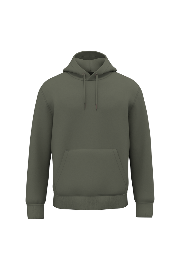 Sweatshirt Eco-responsável com Capuz Unissexo-Caqui Orgânico-2XS-RAG-Tailors-Fardas-e-Uniformes-Vestuario-Pro