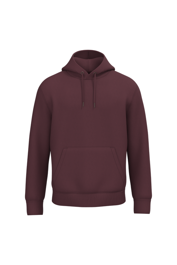 Sweatshirt Eco-responsável com Capuz Unissexo-Cereja Escura-2XS-RAG-Tailors-Fardas-e-Uniformes-Vestuario-Pro