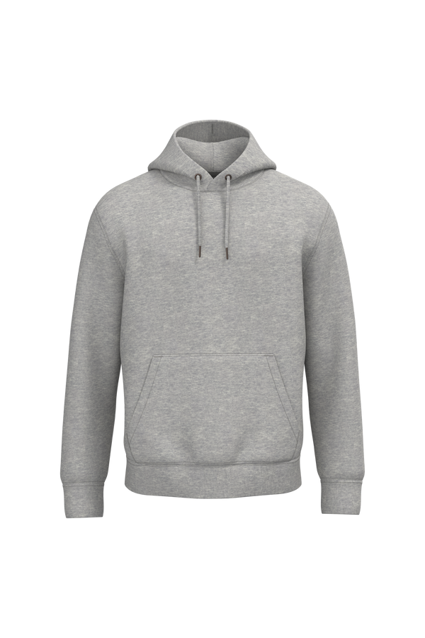 Sweatshirt Eco-responsável com Capuz Unissexo-Cinzento Lua Mesclado-2XS-RAG-Tailors-Fardas-e-Uniformes-Vestuario-Pro