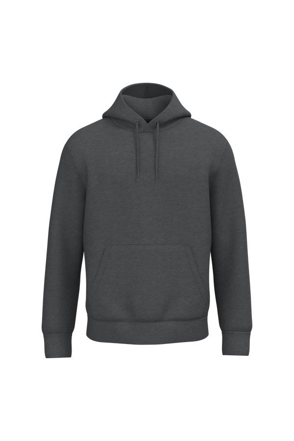 Sweatshirt Eco-responsável com Capuz Unissexo-Cinzento Vulcão Mesclado-2XS-RAG-Tailors-Fardas-e-Uniformes-Vestuario-Pro