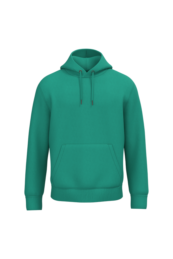 Sweatshirt Eco-responsável com Capuz Unissexo-Verde Gema-2XS-RAG-Tailors-Fardas-e-Uniformes-Vestuario-Pro