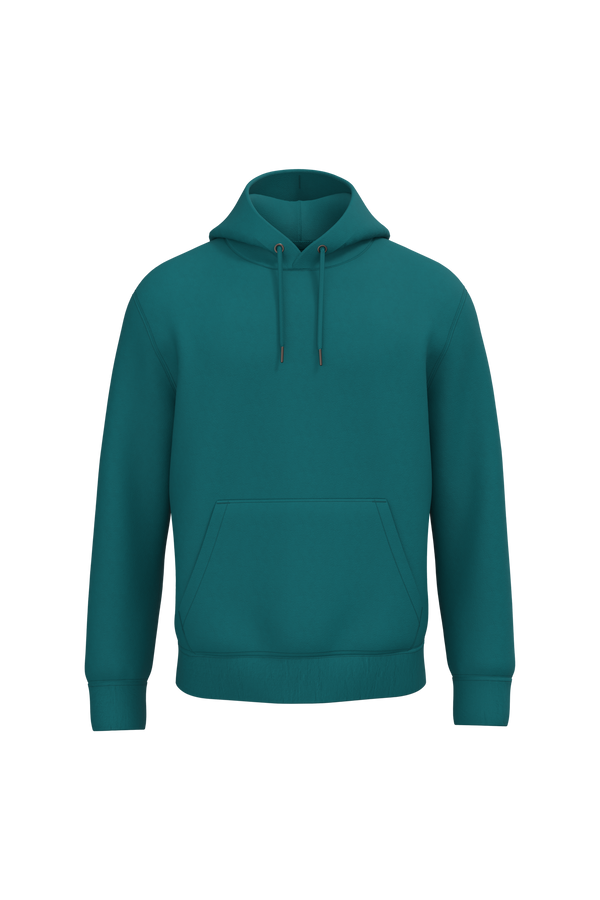 Sweatshirt Eco-responsável com Capuz Unissexo-Verde Pavão-2XS-RAG-Tailors-Fardas-e-Uniformes-Vestuario-Pro