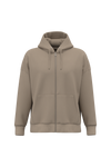 Sweatshirt Eco-responsável com Fecho e Capuz Oversize Unissexo-Areia Molhada-XS-RAG-Tailors-Fardas-e-Uniformes-Vestuario-Pro
