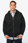 Sweatshirt Eco-responsável com Fecho e Capuz Oversize Unissexo-RAG-Tailors-Fardas-e-Uniformes-Vestuario-Pro