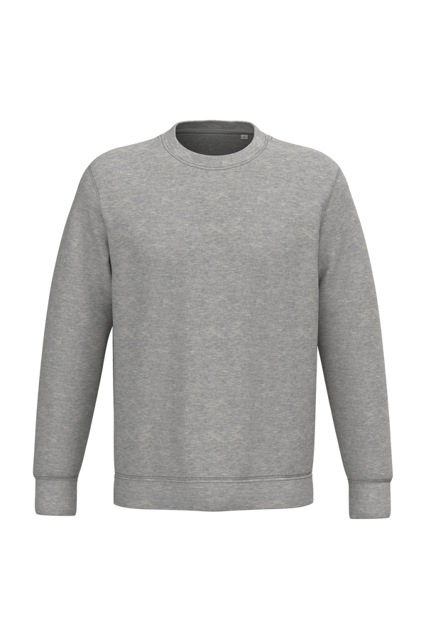 Sweatshirt Ecológica com Decote Redondo Unissexo-Cinzento Lua Mesclado-2XS-RAG-Tailors-Fardas-e-Uniformes-Vestuario-Pro