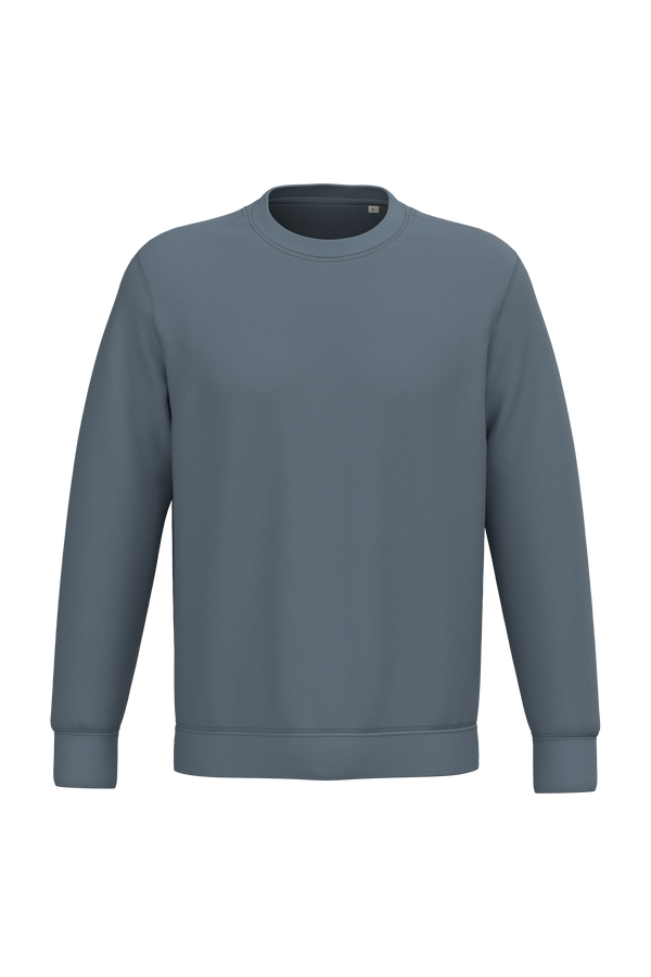 Sweatshirt Ecológica com Decote Redondo Unissexo-Cinzento Mineral-2XS-RAG-Tailors-Fardas-e-Uniformes-Vestuario-Pro