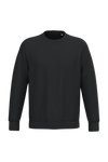 Sweatshirt Ecológica com Decote Redondo Unissexo-Preto-2XS-RAG-Tailors-Fardas-e-Uniformes-Vestuario-Pro