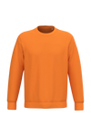 Sweatshirt Ecológica com Decote Redondo Unissexo-Tangerina-2XS-RAG-Tailors-Fardas-e-Uniformes-Vestuario-Pro