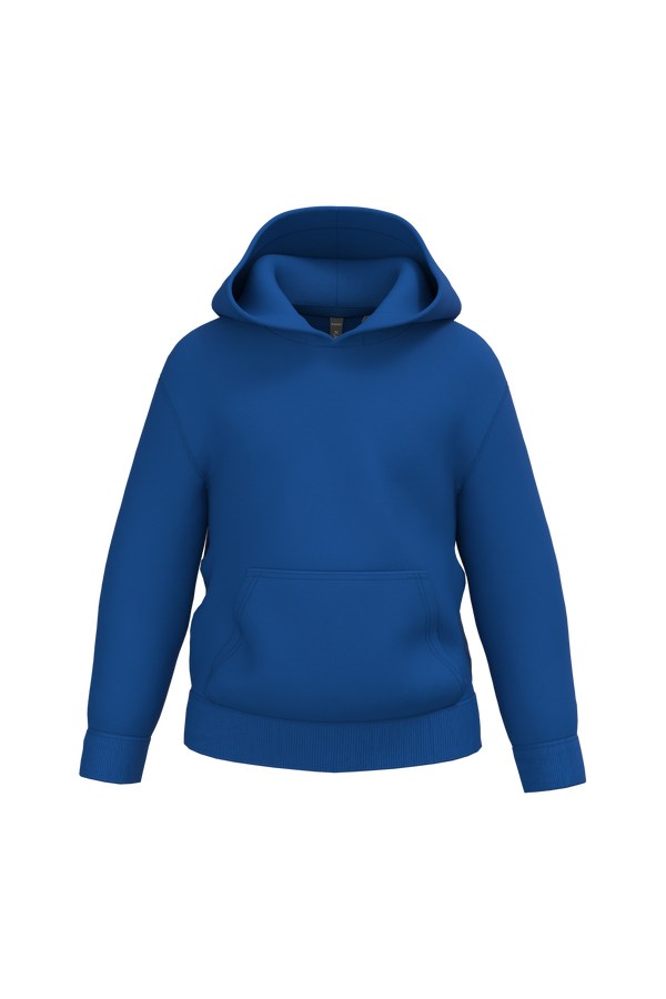Sweatshirt Reciclada com Capuz Criança-Azul Royal-4/6 Anos-RAG-Tailors-Fardas-e-Uniformes-Vestuario-Pro