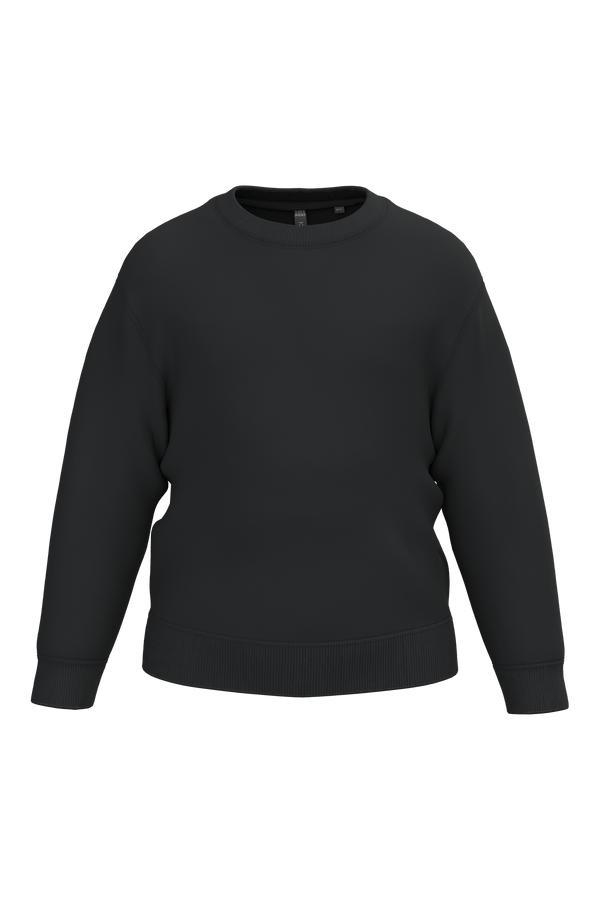 Sweatshirt Reciclada de Decote Redondo Criança-Preto-4/6 Anos-RAG-Tailors-Fardas-e-Uniformes-Vestuario-Pro