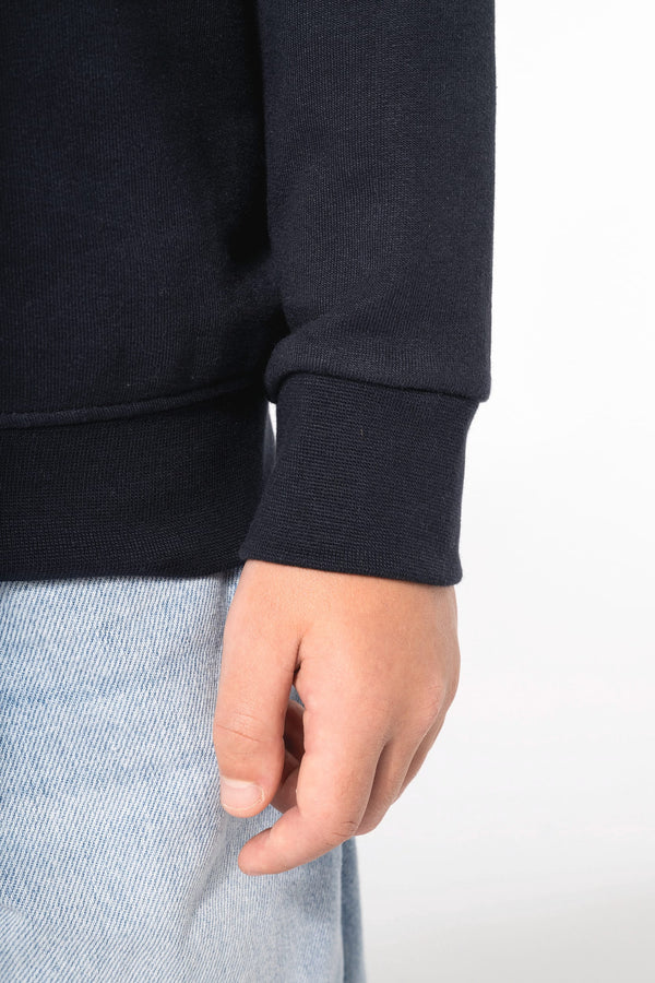 Sweatshirt Reciclada de Decote Redondo Criança-RAG-Tailors-Fardas-e-Uniformes-Vestuario-Pro