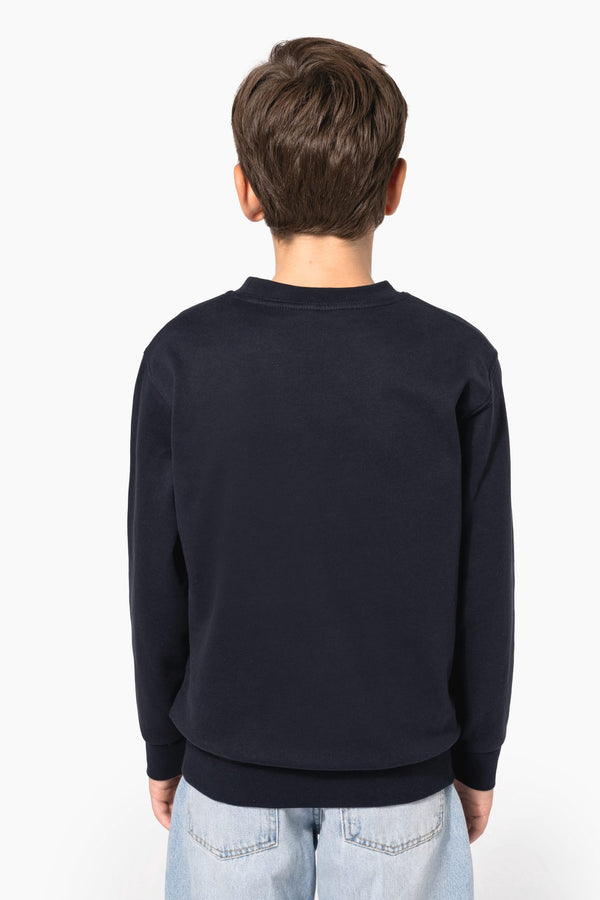 Sweatshirt Reciclada de Decote Redondo Criança-RAG-Tailors-Fardas-e-Uniformes-Vestuario-Pro