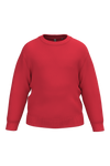 Sweatshirt Reciclada de Decote Redondo Criança-Vermelho-4/6 Anos-RAG-Tailors-Fardas-e-Uniformes-Vestuario-Pro