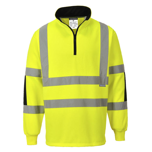Sweatshirt Rugby Alta Visibilidade-Amarelo-XS-RAG-Tailors-Fardas-e-Uniformes-Vestuario-Pro