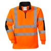 Sweatshirt Rugby Alta Visibilidade-Laranja-4XL-RAG-Tailors-Fardas-e-Uniformes-Vestuario-Pro