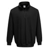 Sweatshirt Sorrento Fecho Zip na Gola-Preto-L-RAG-Tailors-Fardas-e-Uniformes-Vestuario-Pro