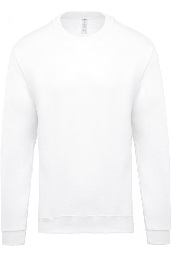 Sweatshirt Unisexo Work Cardada-Branco-XS-RAG-Tailors-Fardas-e-Uniformes-Vestuario-Pro