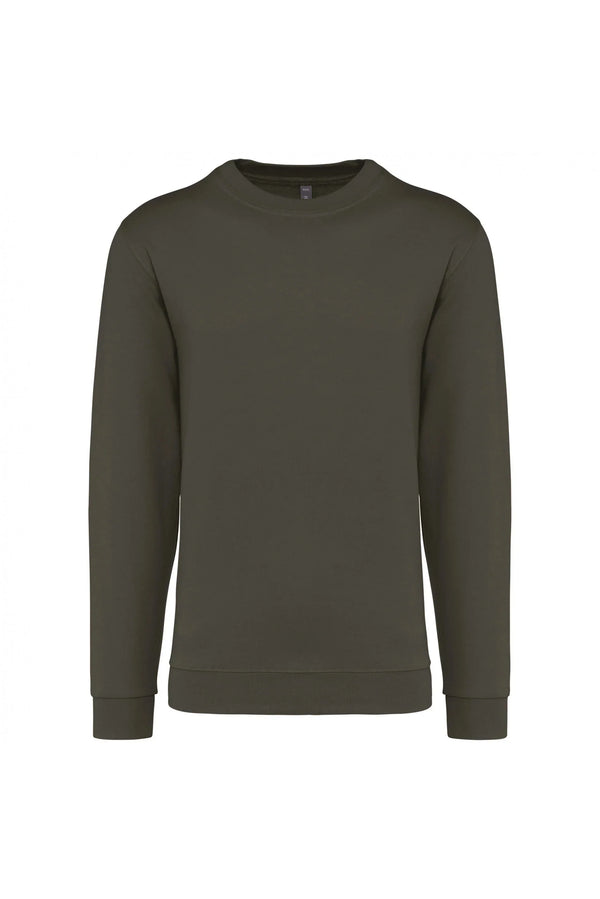 Sweatshirt Unisexo Work Cardada-Dark Khaki-XS-RAG-Tailors-Fardas-e-Uniformes-Vestuario-Pro