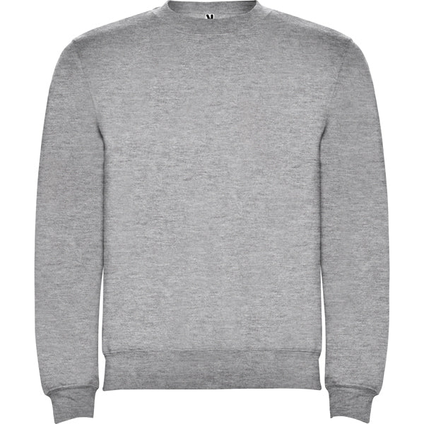 Sweatshirt Unissexo Básica com Gola Redonda - CLASICA-Heather Grey - 58-XS-RAG-Tailors-Fardas-e-Uniformes-Vestuario-Pro
