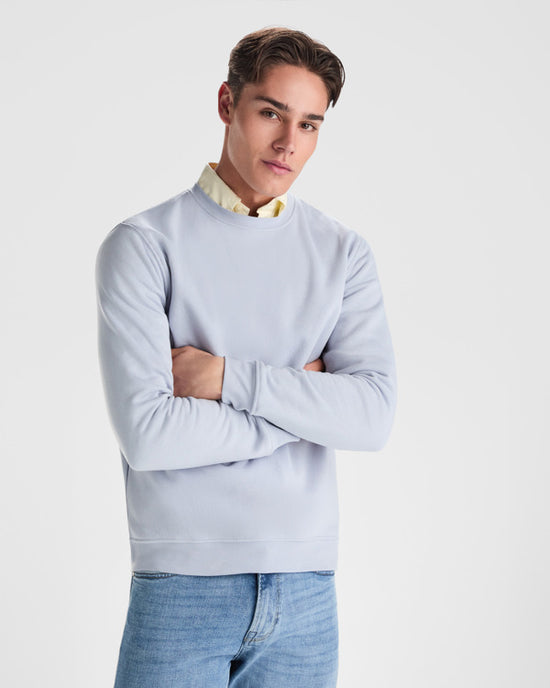 Sweatshirt Unissexo Básica com Gola Redonda - CLASICA-RAG-Tailors-Fardas-e-Uniformes-Vestuario-Pro