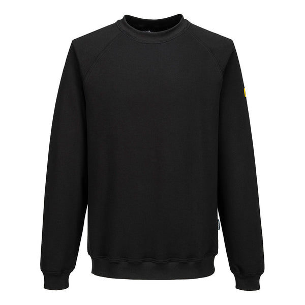 Sweatshirt anti estático ESD-Preto-XS-RAG-Tailors-Fardas-e-Uniformes-Vestuario-Pro
