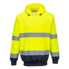 Sweatshirt bicolor com capuz-Amarelo/Marinho-L-RAG-Tailors-Fardas-e-Uniformes-Vestuario-Pro