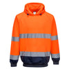 Sweatshirt bicolor com capuz-Laranja/Marinho-L-RAG-Tailors-Fardas-e-Uniformes-Vestuario-Pro