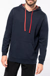 Sweatshirt c/capuz em contraste estampado unissexo-RAG-Tailors-Fardas-e-Uniformes-Vestuario-Pro